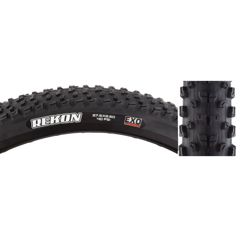 Maxxis Rekon Tire - 27.5 x 2.6 Clincher Wire Black EXO