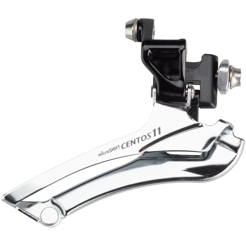 microSHIFT Centos Front Derailleur - 11-Speed Double Braze-On 56t Max Shimano Compatible