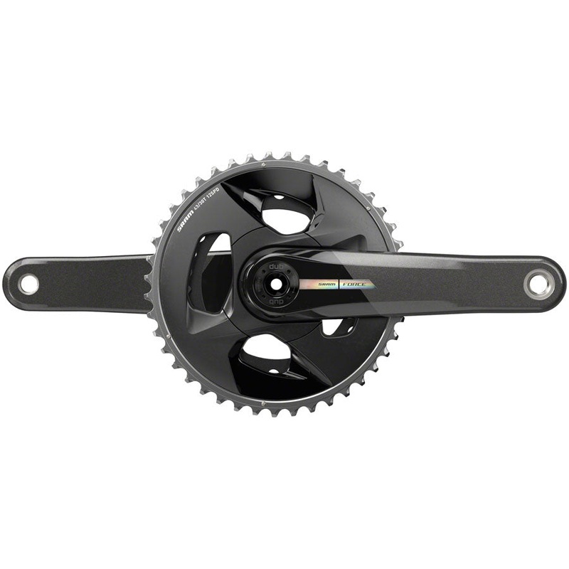 SRAM Force Wide Crankset - 165mm 2x 12-Speed 43/30t 94 BCD DUB Spindle Interface Iridescent Gray D2