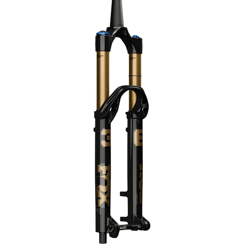 FOX 36 E-Optimized Factory Suspension Fork - 29" 160 mm 15 x 110 mm Kabolt-X 44mm Offset GRIP X Damper 58HT No ABS Shiny BLK