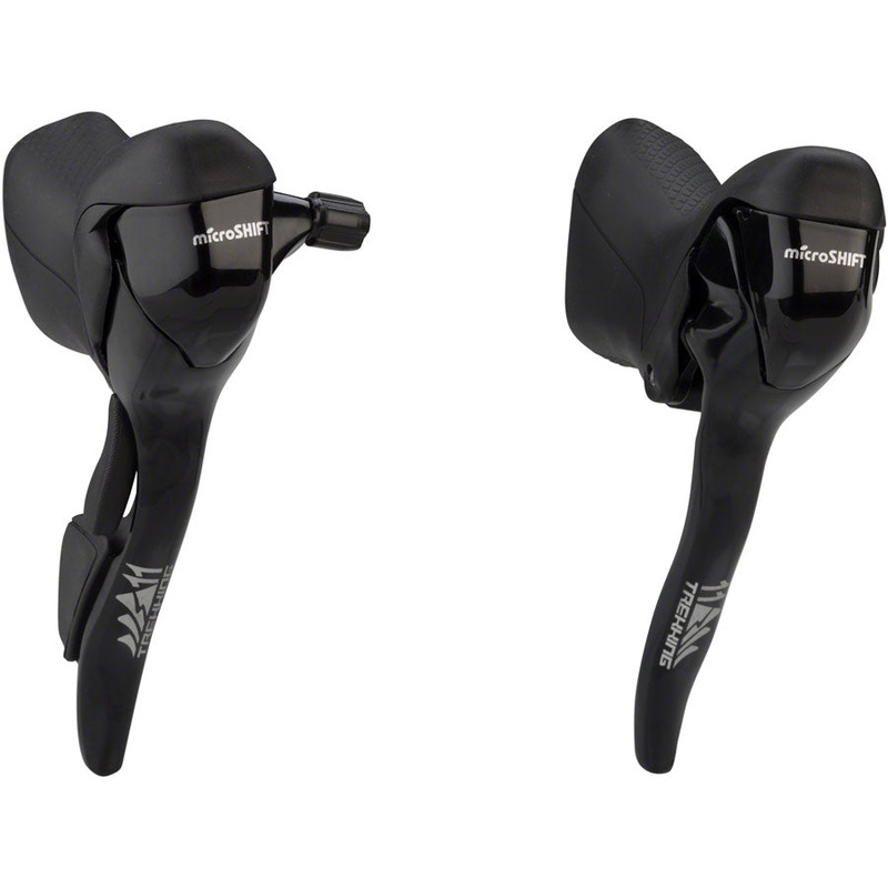 microSHIFT M110 Drop Bar Shift Lever Set 1 x 11-Speed Shimano DynaSys Compatible