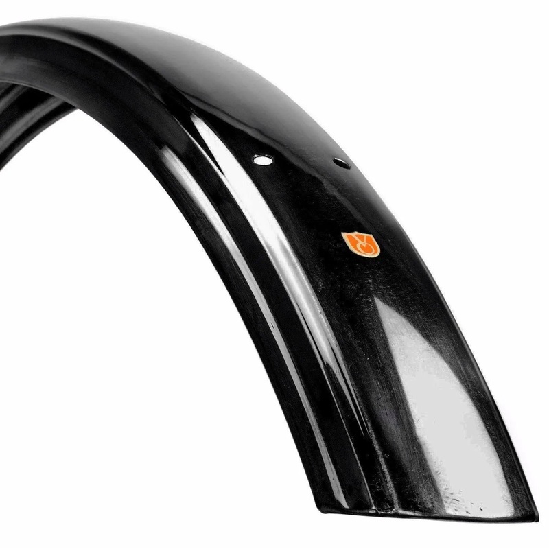 Velo Orange Fluted 63Mm Mudguard (Noir) Rear