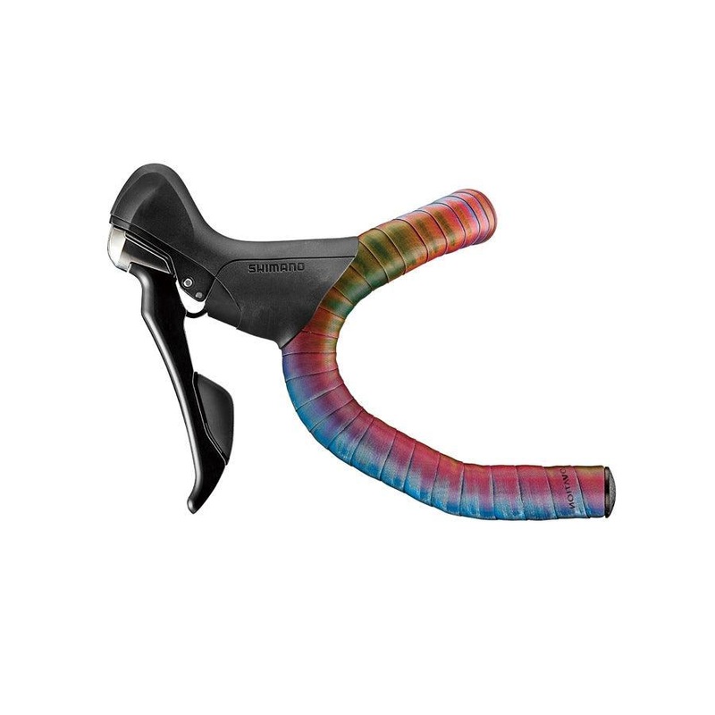 Ciclovation Premium PU with Organic Gel Bar Tape - Halo Touch (Rainbow)