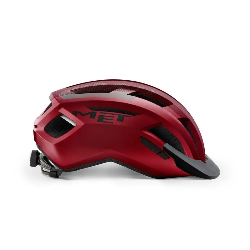 Met Allroad Hybrid Cycling Helmet (Red/Black/Matt) S