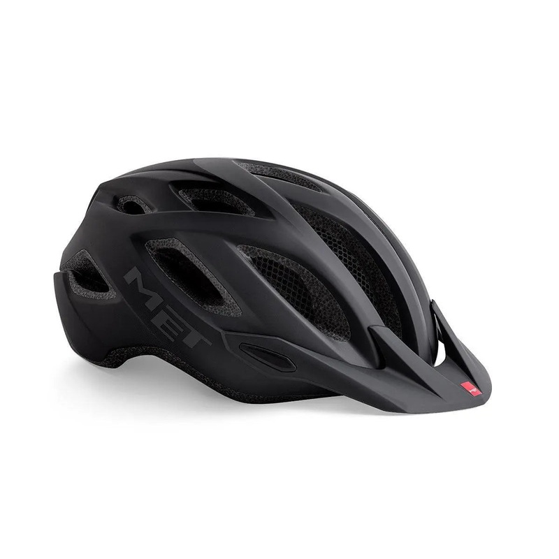 Met Crossover Hybrid Cycling Helmet (Shaded Black/Matt) M