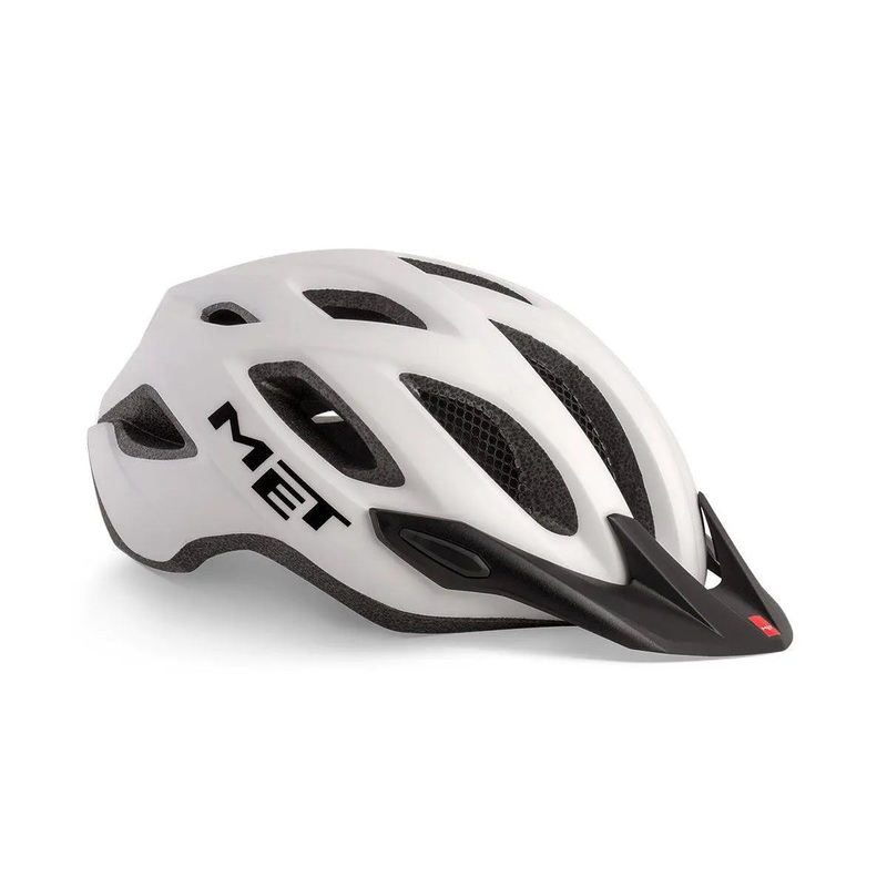 Met Crossover Hybrid Cycling Helmet (White/Matt) M