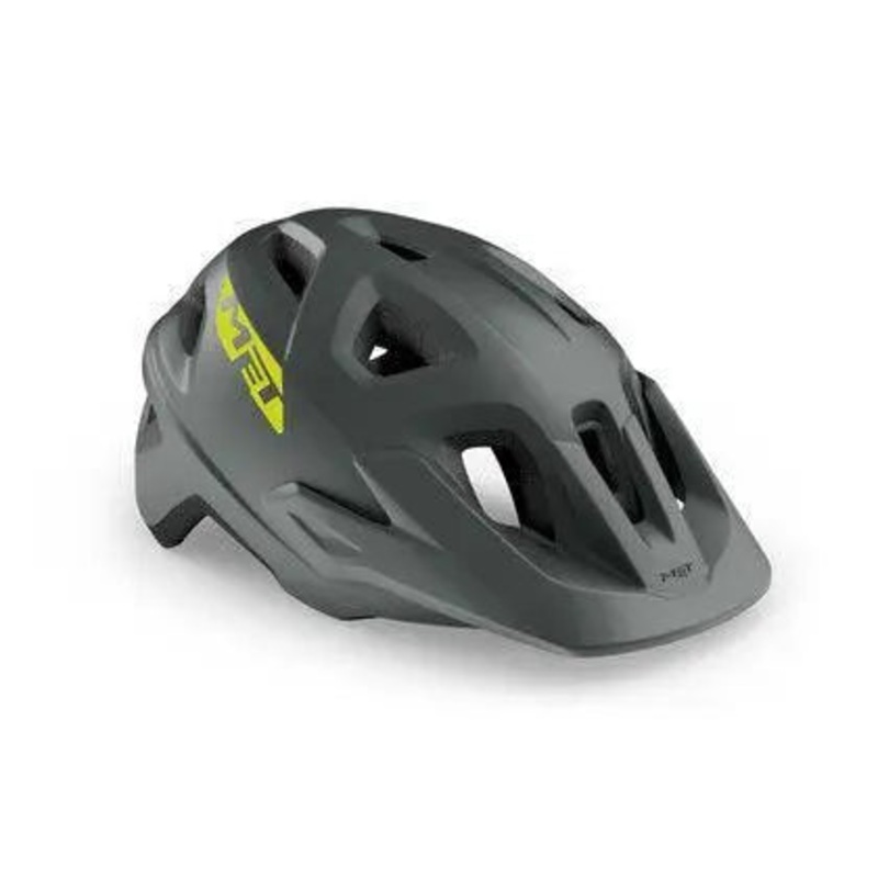Met Echo Ce Mtb Cycling Helmet (Gray,Petrol Blue/Matt) L Grey