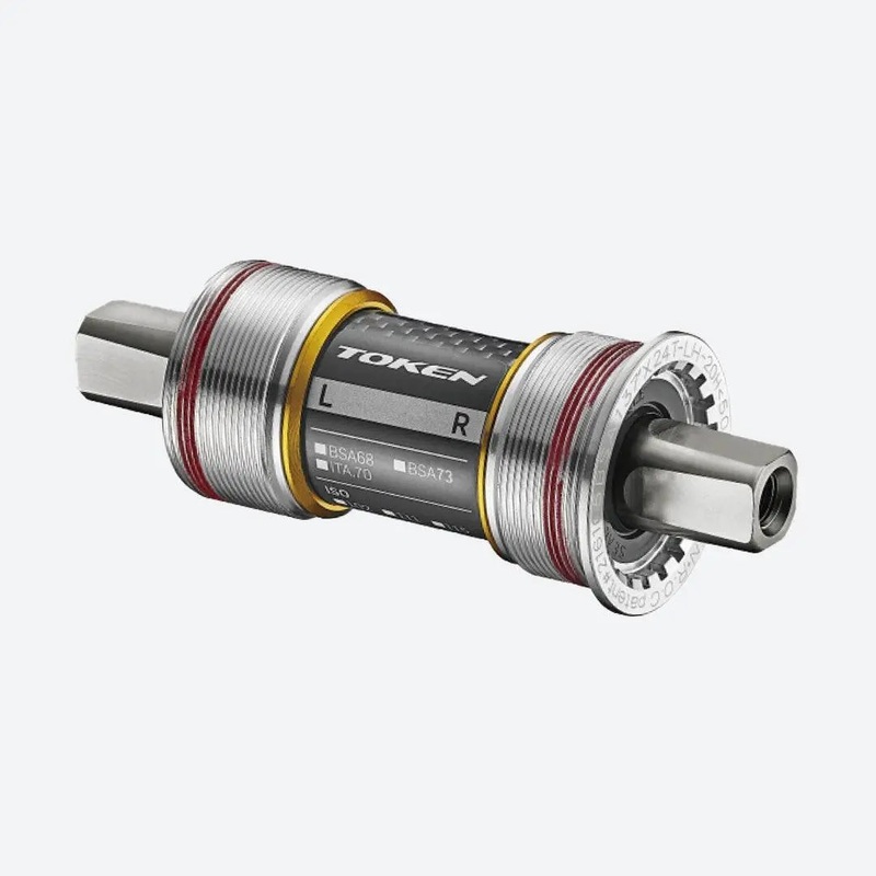 TOKEN BOTTOM BRACKET JIS SQUARE TAPPERED CERAMIC BEARINGS TI AXLE 110.5 DBB868TBT-TK03 110.5mm