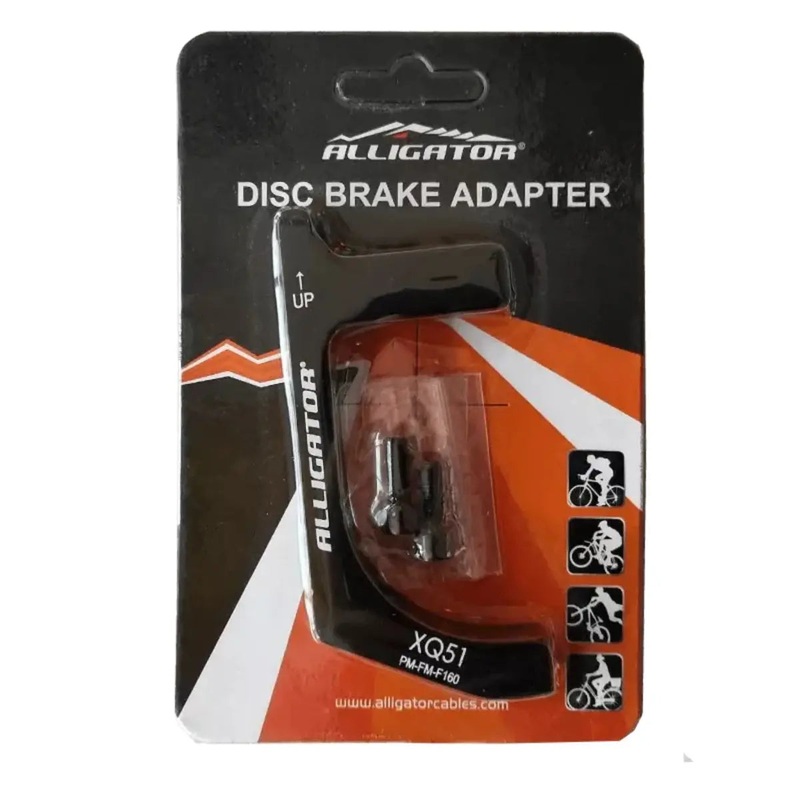 BRAKE DISC CALIPER ADAPTOR CNC CONVERSION FROM FRAME REAR POST MOUNT TO FRAME REAR FLAT MOUNT 140mm