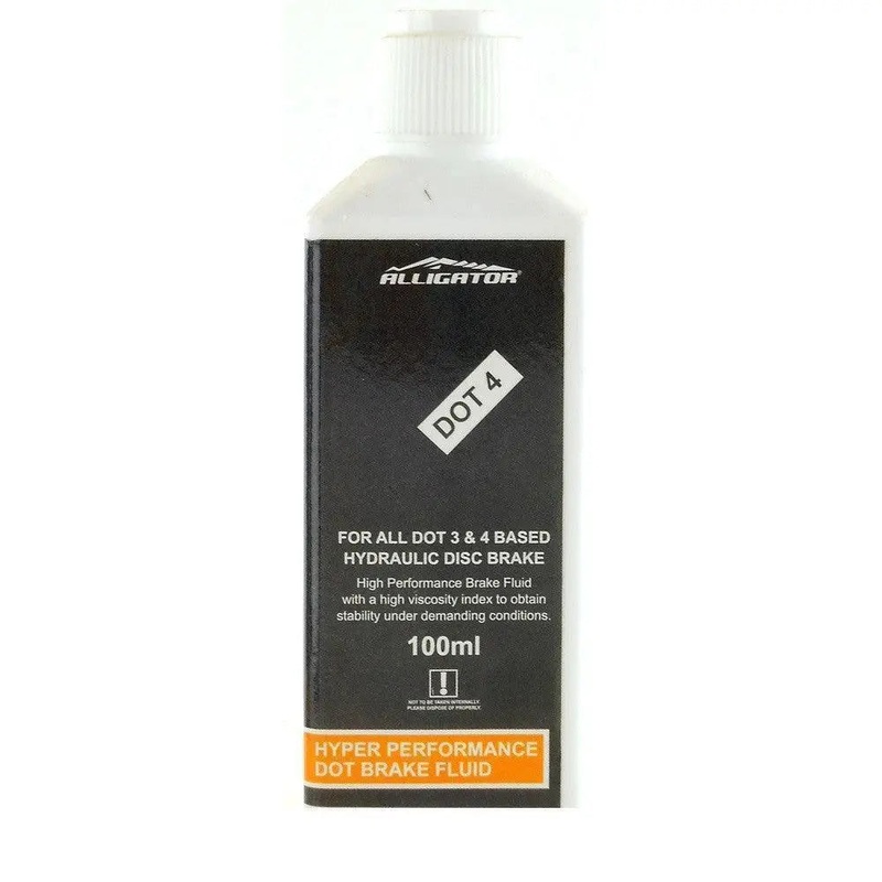 BRAKE DISC HYDRAULIC OIL 100ML FOR D.O.T BASED DISC BRAKES DOT-4