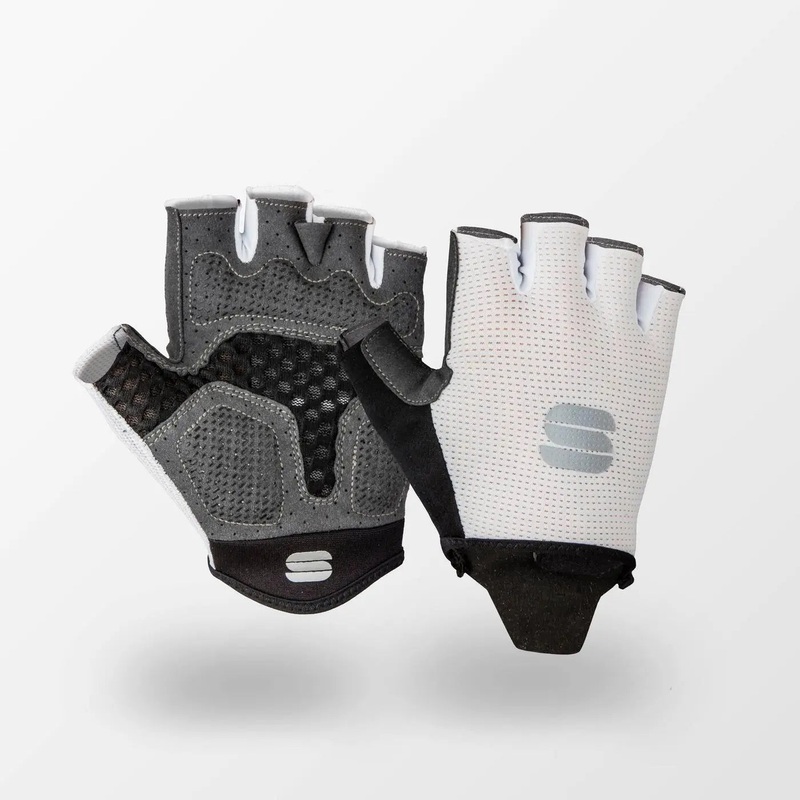 Cycling Gloves | AIR - Half Finger (White) M