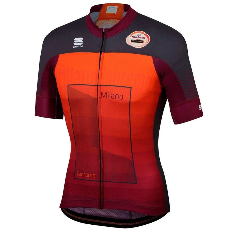 Men's Cycling Jersey | MILAN SANREMO - Short Sleeve (Orange) Orange S
