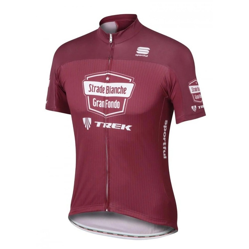 Men's Cycling Jersey | STRADE BIANCHE - Short Sleeve (RED) S