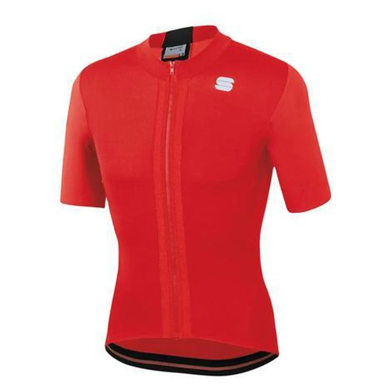 Men's Cycling Jersey | STRIKER - Short Sleeve (Black/Red) L