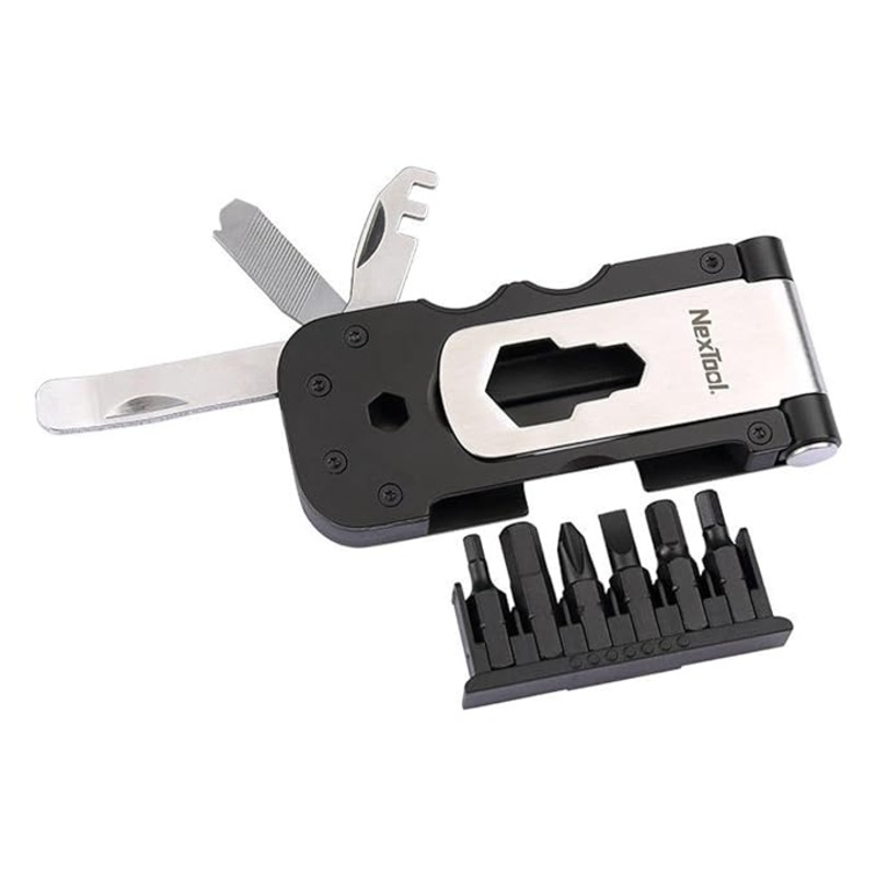 Multi Tool-Kit | NEXTOOL SLIM - Pocket-Sized Multi tool, Lightweight - Screw Drivers, 3-6mm Hex Keys, Flat & Spoke Wrenches