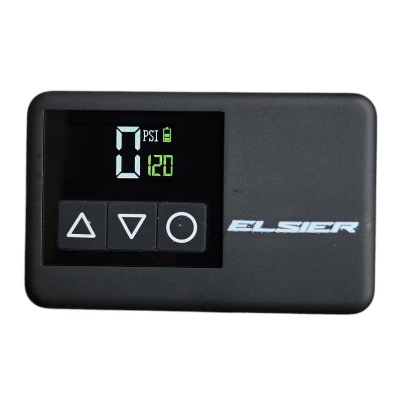 Portable Electric Pump | ELSIER - 120 psi, Rechargeable, Presta/Schrader Compatible