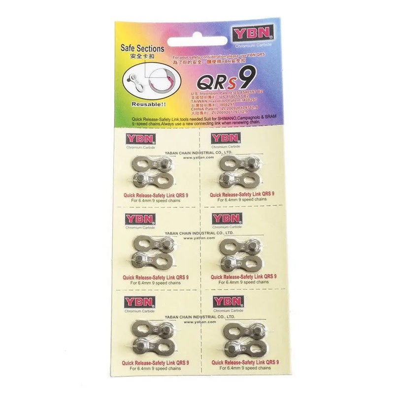 Ybn Qrs9 Chain Missing Link Connectors Single