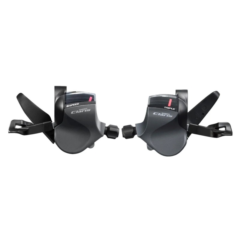 Shimano Claris SL-R2000/R2030 Flat Bar Road Shift Lever Set 3X8-Speed