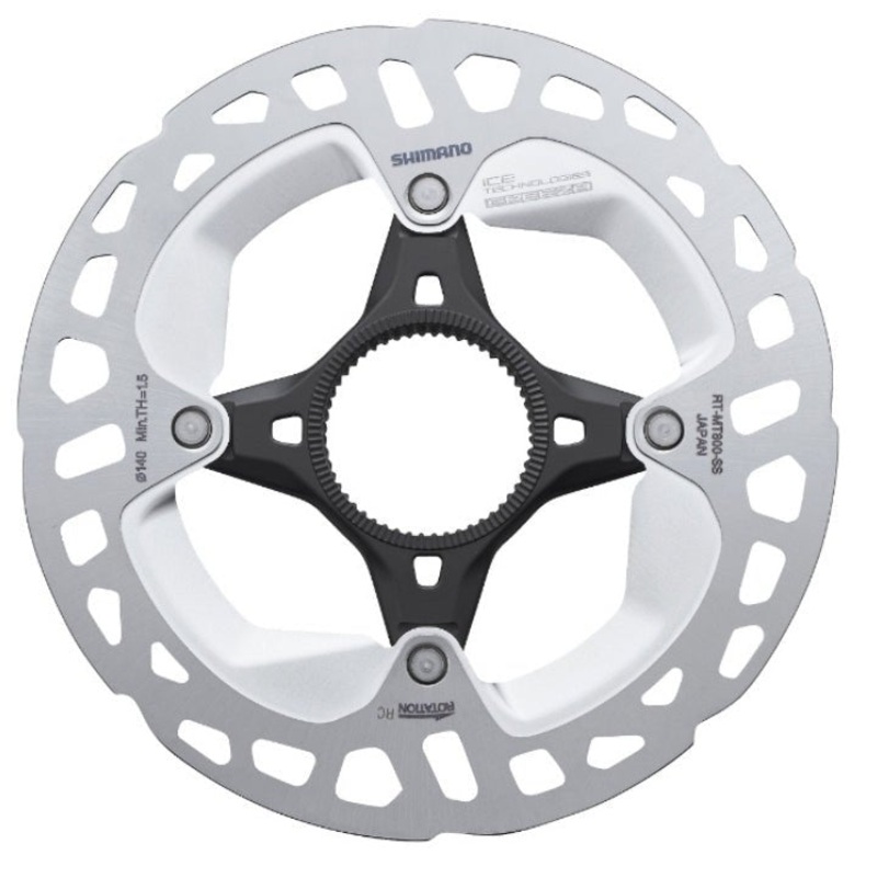 Shimano Disc Brake Rotor RT-MT800 w/Lock Ring 140 (Internal Serration)