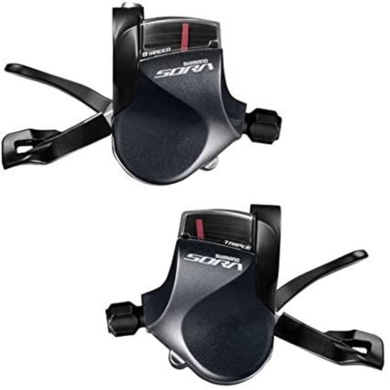 Shimano Sora SL-R3000 Flat Bar Road Shift Lever Set 2x9-Speed Pair