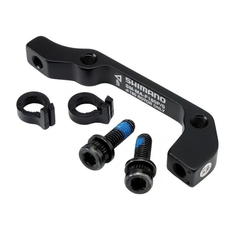 Shimano Mount Disc Brake Adapter For 180mm (SM-MA-F180P/S and SM-MA-R180P/S) Front