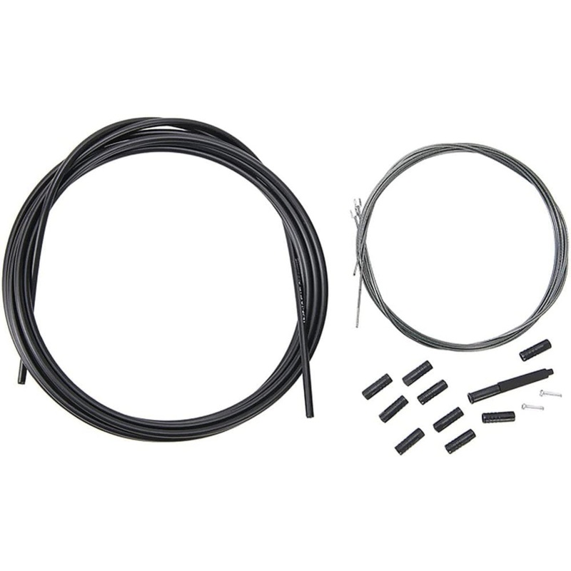 Shimano MTB Shift Cable Set (Optislick, Front/Rear Derailleur) Black