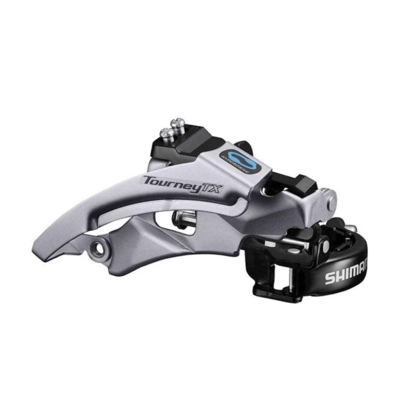 Shimano Tourney TX FD-TX800 Top-Swing Clamp Band Mount 3X8/7-Speed Front Derailleur 63-66