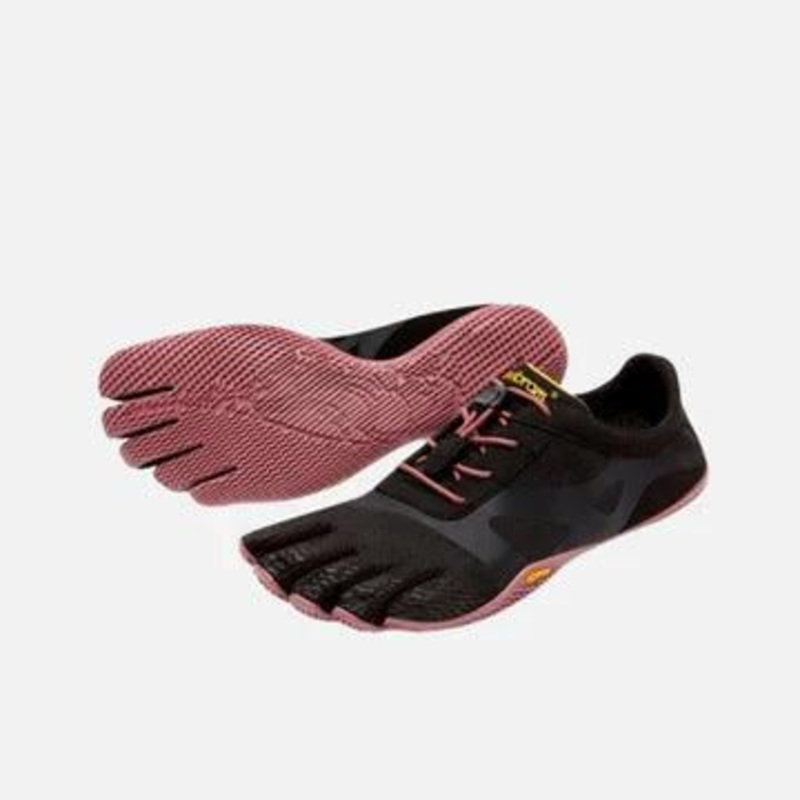 VIBRAM KSO Evo Barefoot 5 Fingers Women's Training Footwear Black/Rose UK3.5-4/US6.5-7/EU36