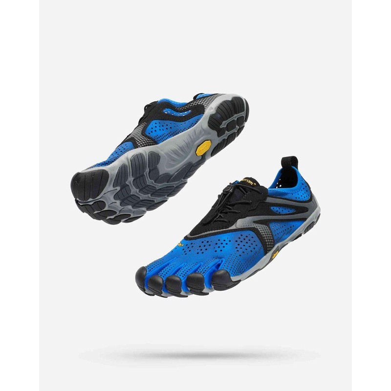 VIBRAM V-Run Barefoot  5 Fingers Men's Running Footwear Blue/Black UK7-7.5/US8-8.5/EU40