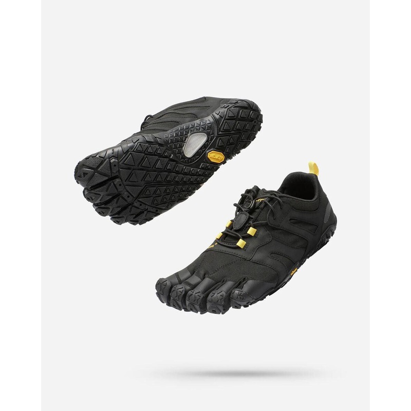 VIBRAM V Trail 2.0 5 Fingers Men's Footwear Black/Yellow UK7-7.5/US8-8.5/EU40
