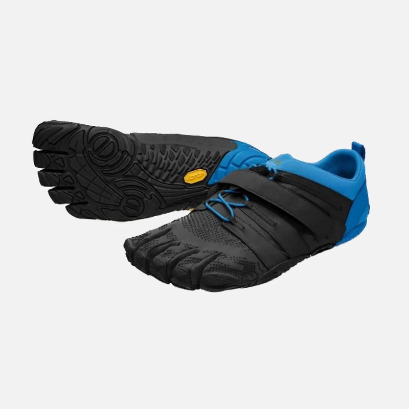 VIBRAM V Train 2.0 5 Fingers Men's Gym Footwear Black/Blue UK7-7.5/US8-8.5/EU40
