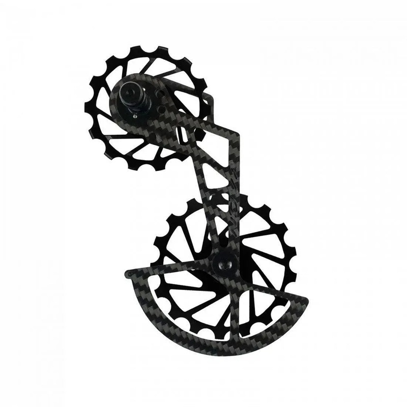 Nova Ride Carbon Ceramic Derailleur Shimano 12S Ultegra/Dura-Ace R8100/9200 12 Speed Black