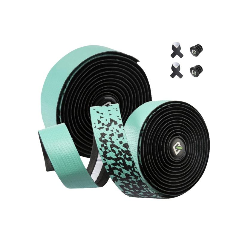 Bartape | Dual Color Handlebar Tape for Roadbikes (Green/Black)