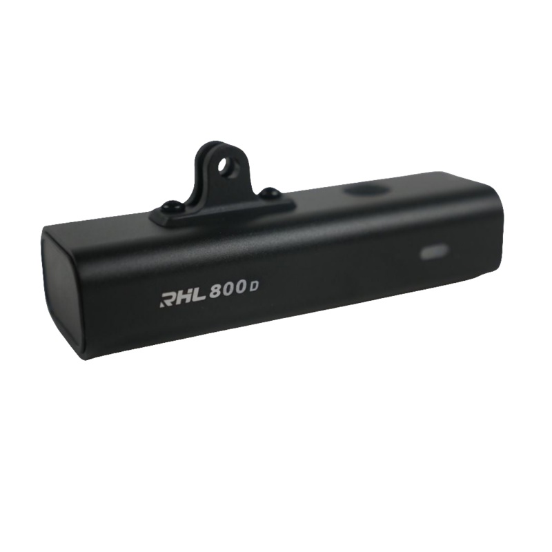 Bicycle Front Light | V6-800 - 2000 maH Battery, 800 Lumens (Black/GoPro Mount)