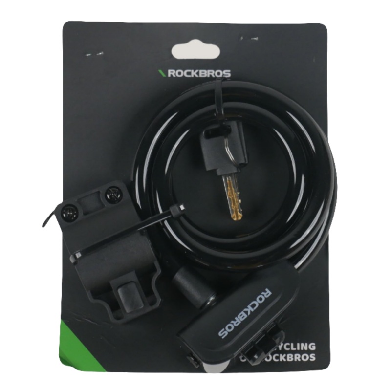 Bicycle Lock | Strong PVC & Steel Wired Ring Lock - 110 mm