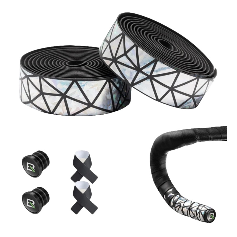 Handlebar Tape | Anti-Slip, Premium Sparkle Design (Grey)