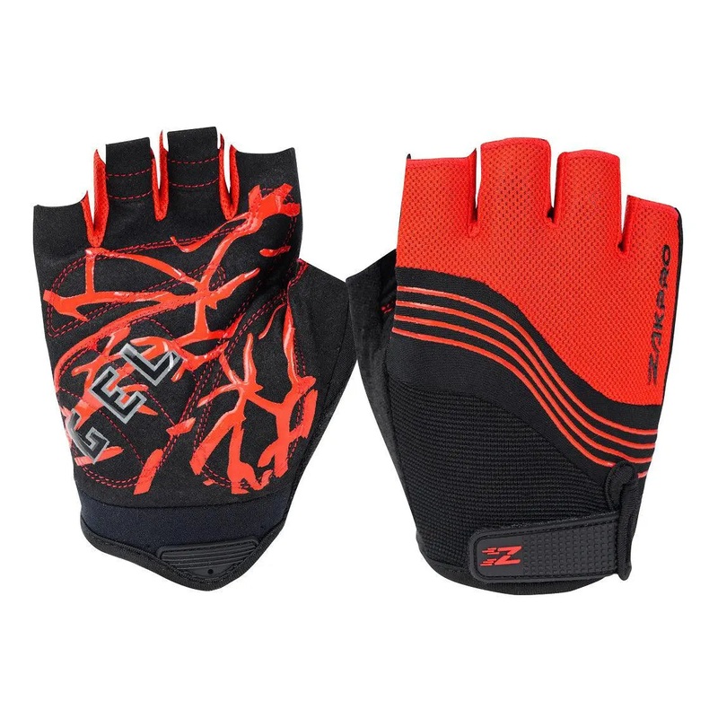 ZAKPRO Cycling Gloves - Gel Series (Red) S