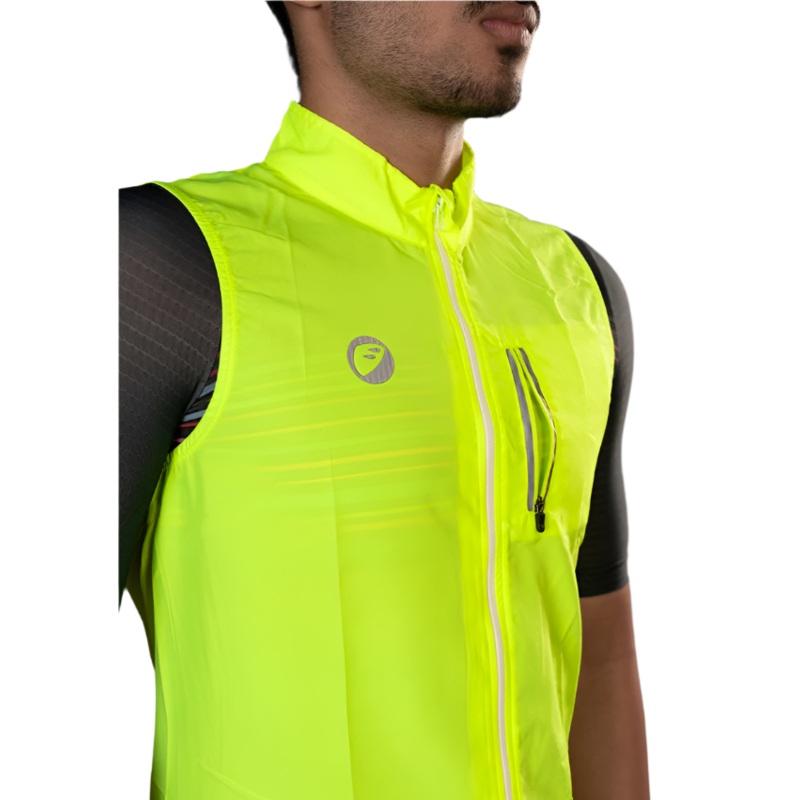 Cycling Jacket | Gilet Sleeveless | Neon XS