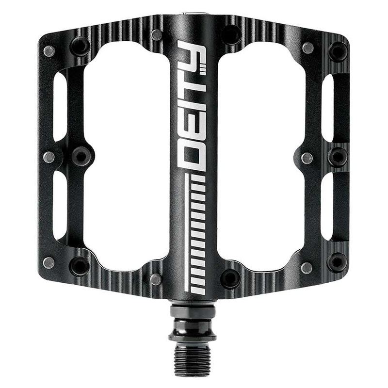 Deity Black Kat Pedals Cr-Mo Aluminum Spindle 9/16" Black