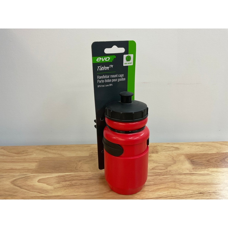 EVO Tieton Kids Water Bottle and Cage Kit