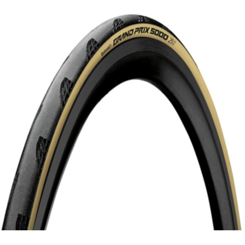 Grand Prix 5000 Cream/Coffee Black Chili 700x25c Cream