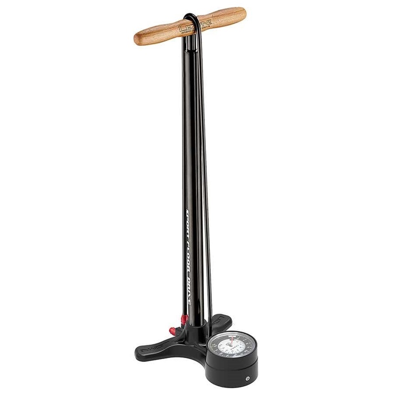Lezyne Sport Floor Drive 3.5 ABS-1 Pro Chuck 220PSI, Black Black