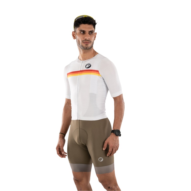 Unisex Cycling | Elite fit Jersey | Crest 2XS