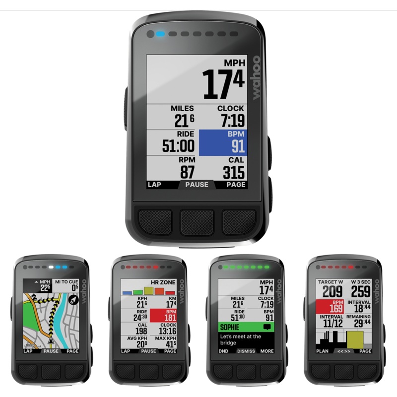 Wahoo Element Bolt V2 Cycling Computer Computer