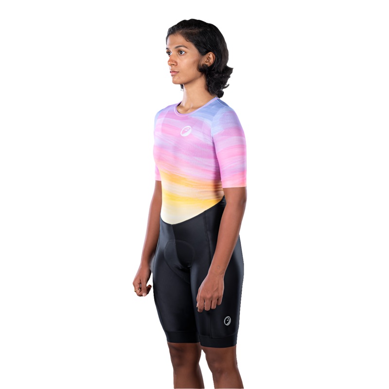 Womens Cycling | BackZipped Speedsuit | Pastel XS