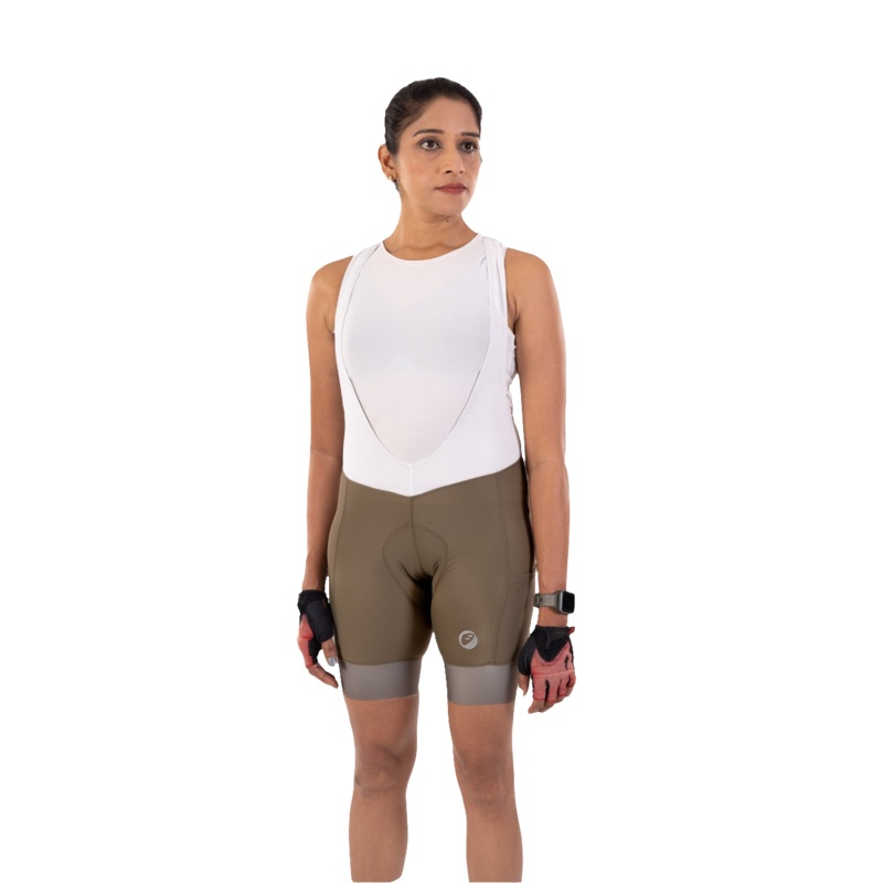 Womens Cycling | Endurance Bib Shorts | Explore Prima | Moss S
