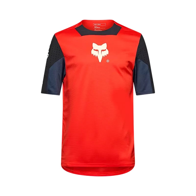 Fox Defend SS Jersey Elevated Fluorescent Red S