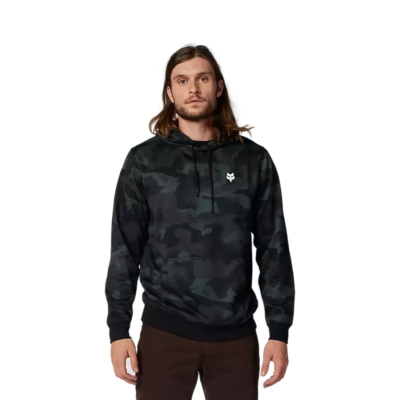 Fox Head Camo Fleece Pullover Black Camo S