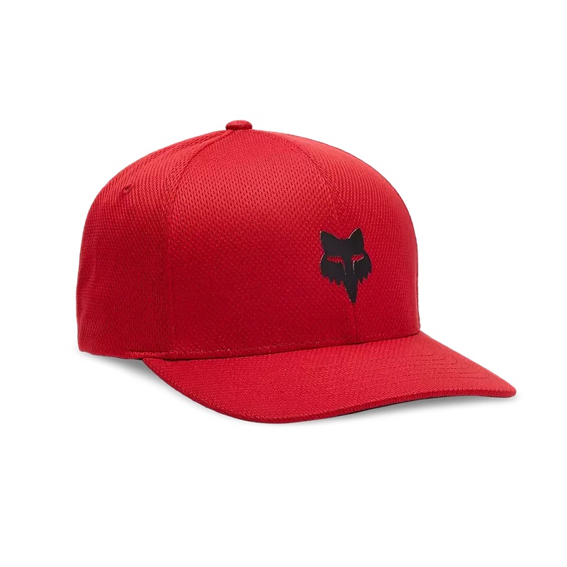 Fox Head Tech Flexfit Hat Flame Red S/M