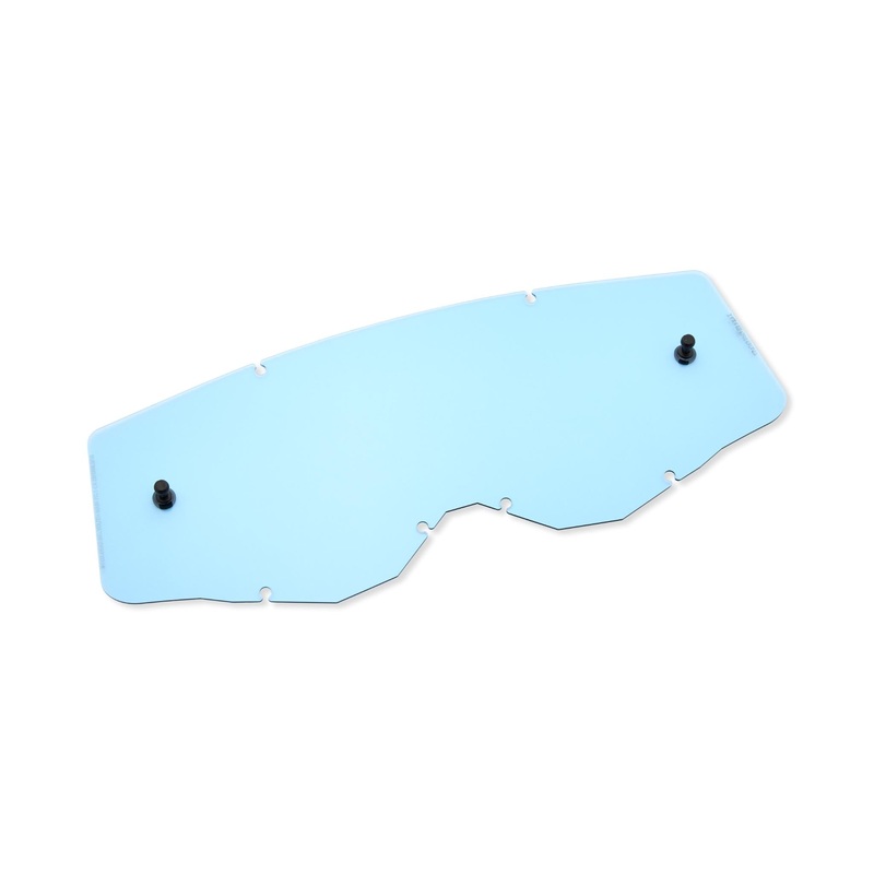 Fox MX24 Youth Main Lexan Lens- Non-Mirrored Blue OS